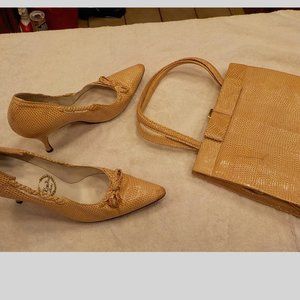 lady's shoe and bag customer made by real leather